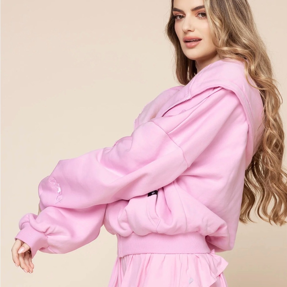 Bubblegum pink hoodie popflex - Picture 4 of 4